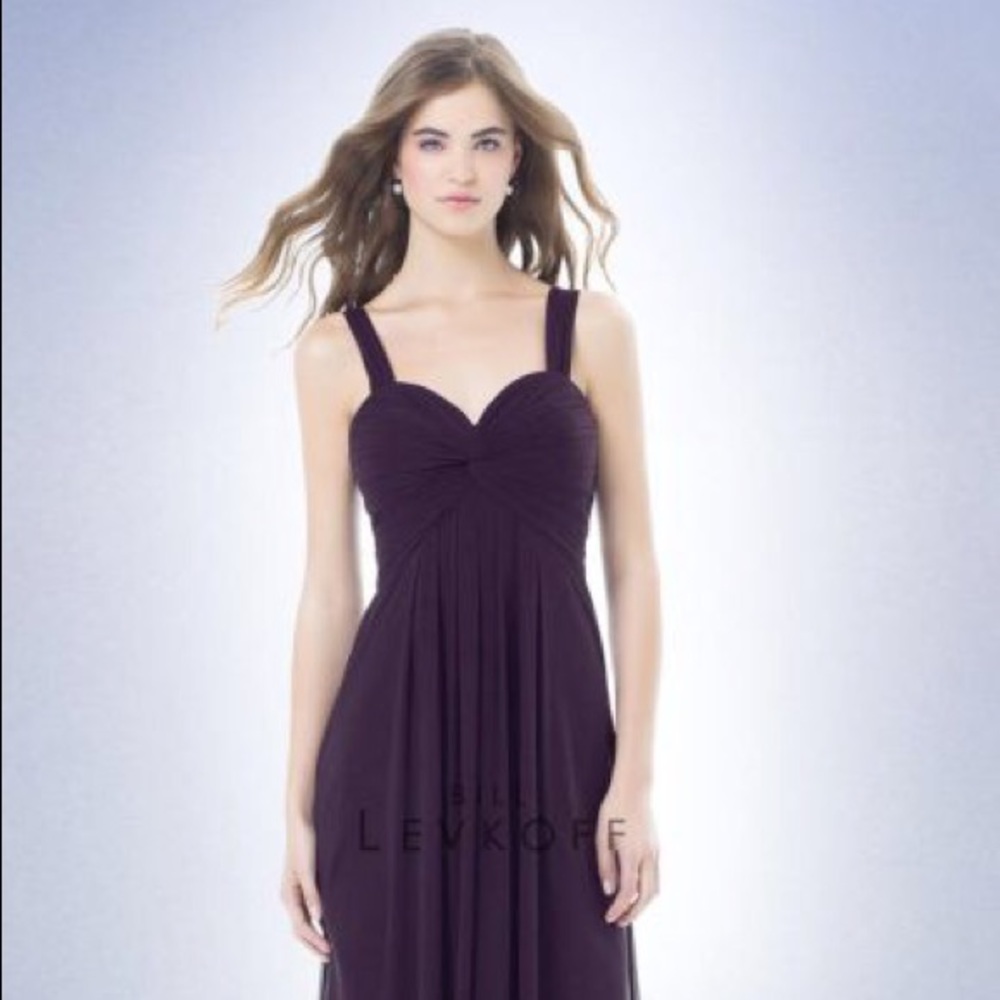 Bill Levkoff 497 Dress in Plum
